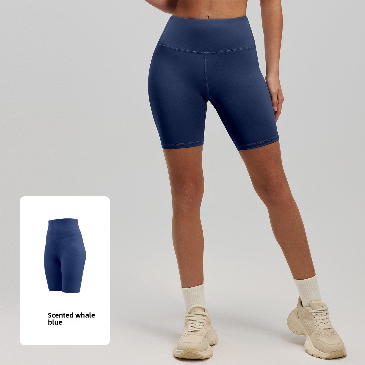 Womens High Waist Yoga Shorts