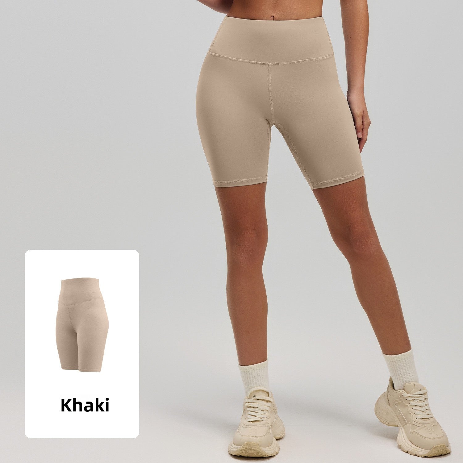 Womens High Waist Yoga Shorts