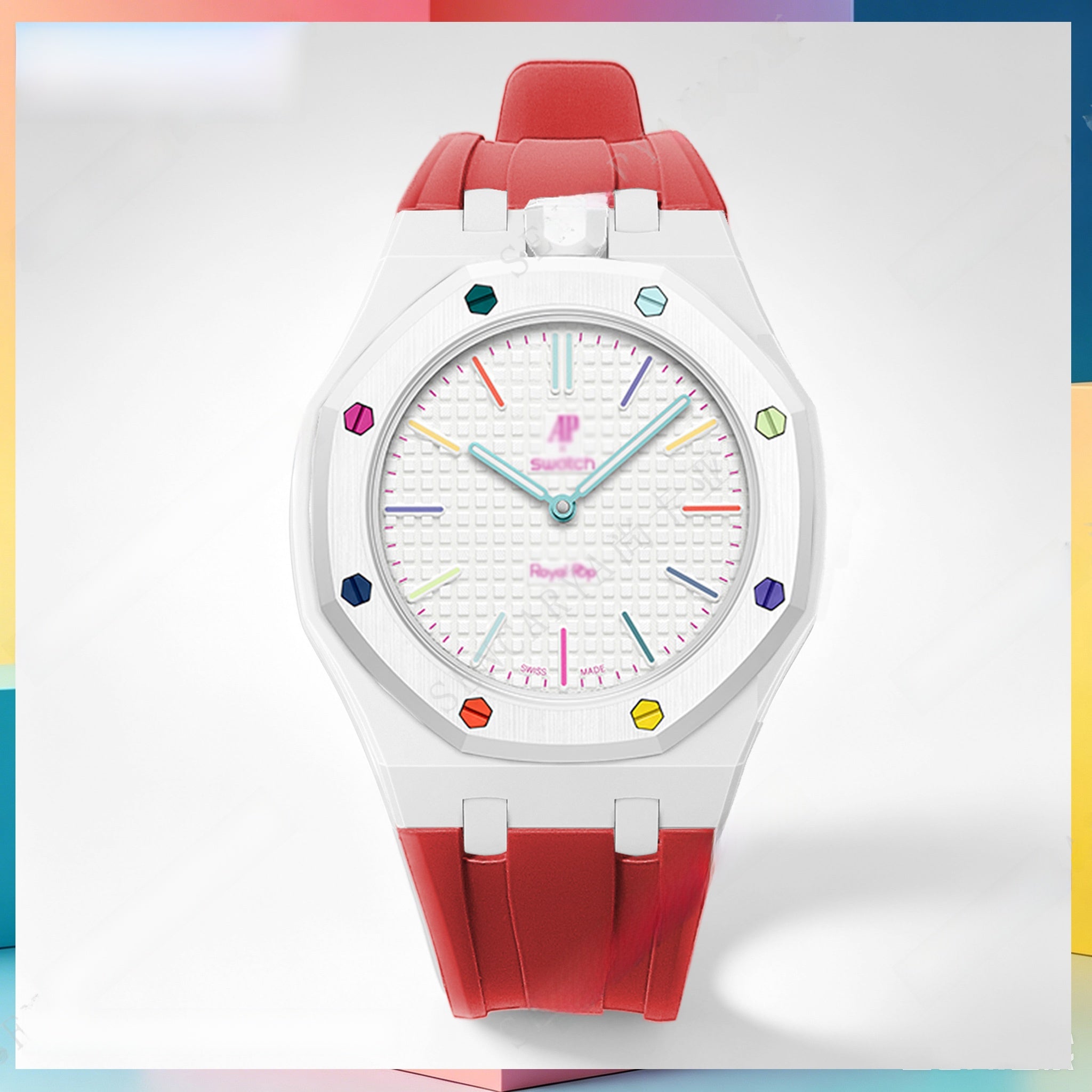 Modified AP Collaboration Swatch Watch Strap Bio-Ceramic