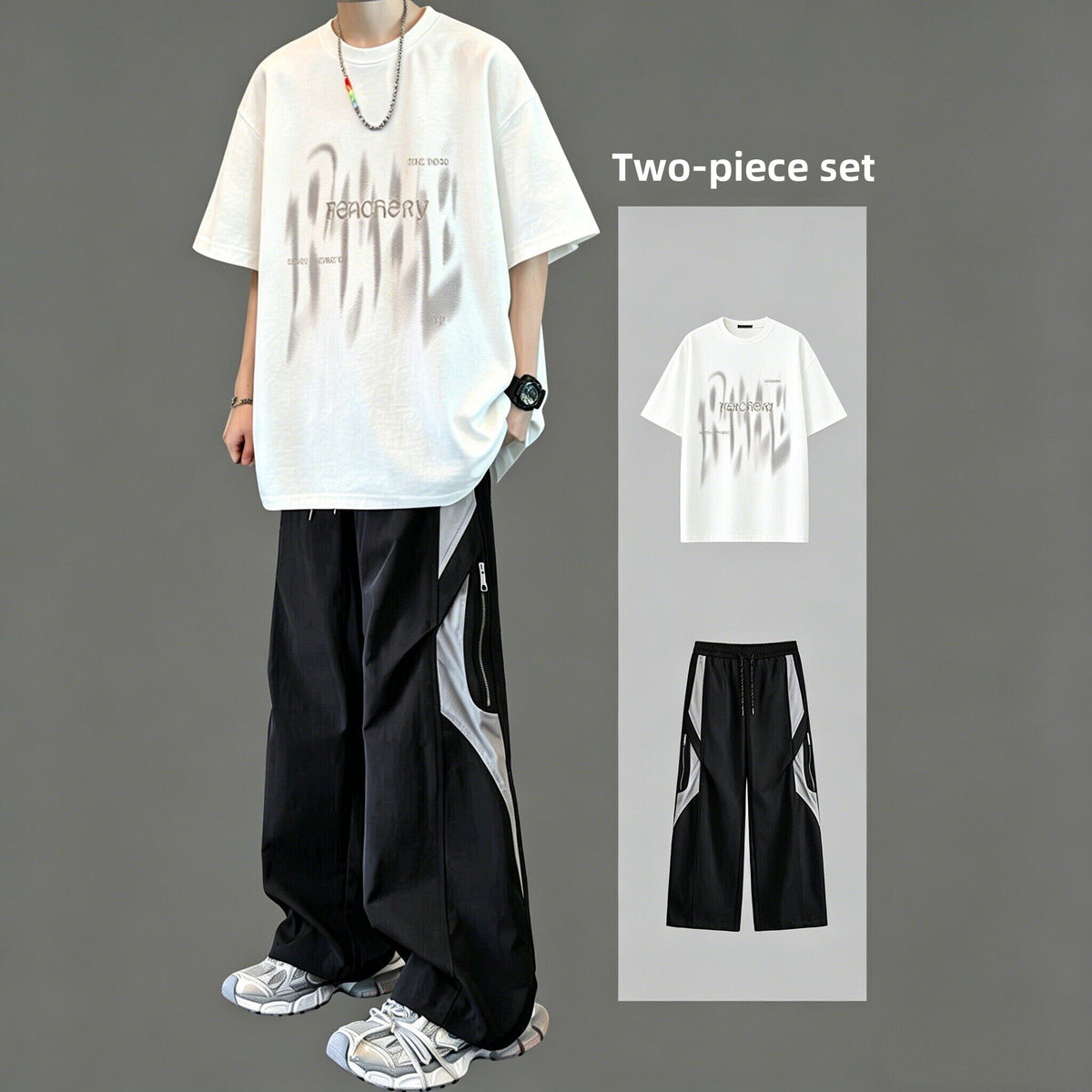 Conjunto Deportivo Casual de Algodón para Jóvenes