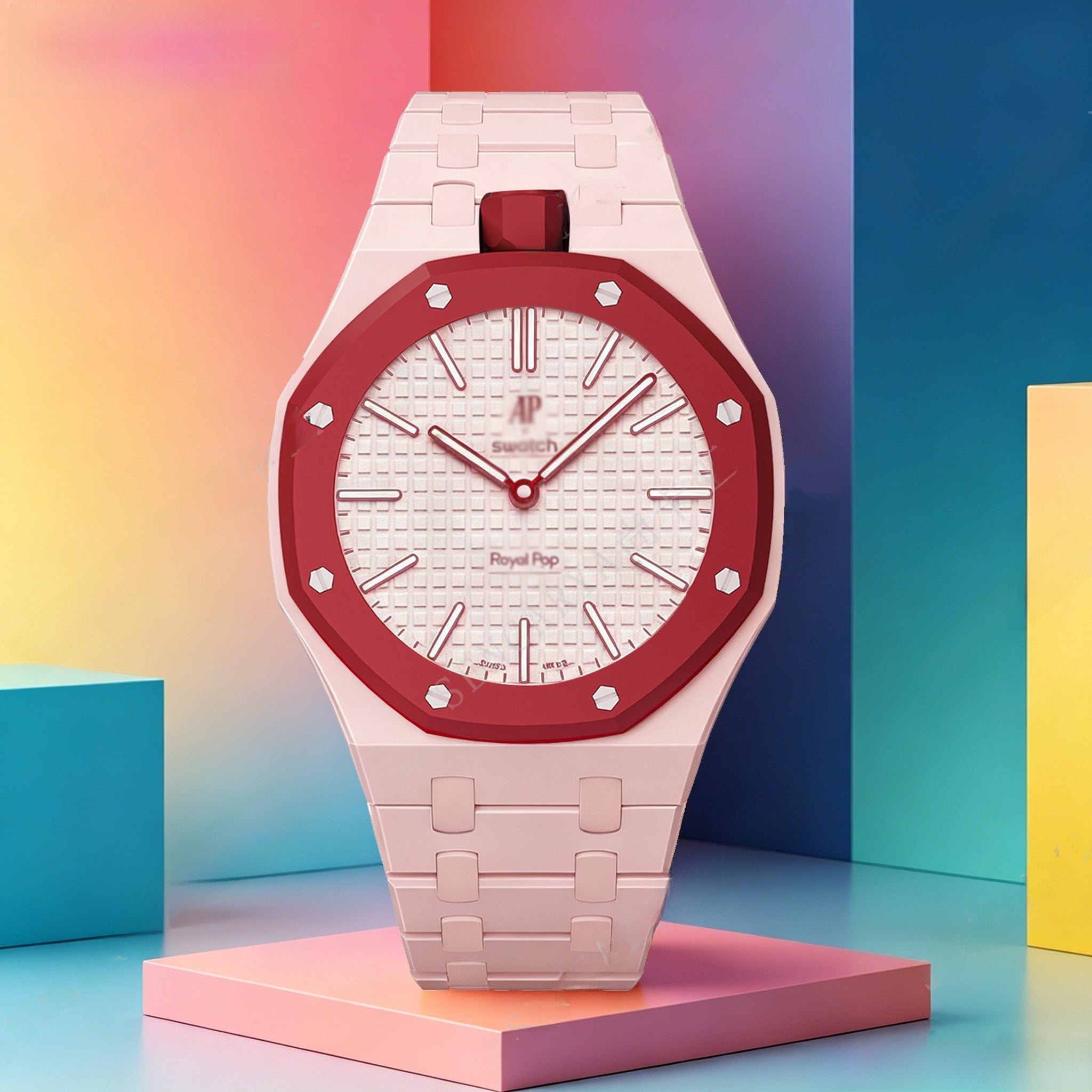 Modified AP Collaboration Swatch Watch Strap Bio-Ceramic