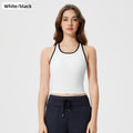 Seamless Contrast Color Sports Vest