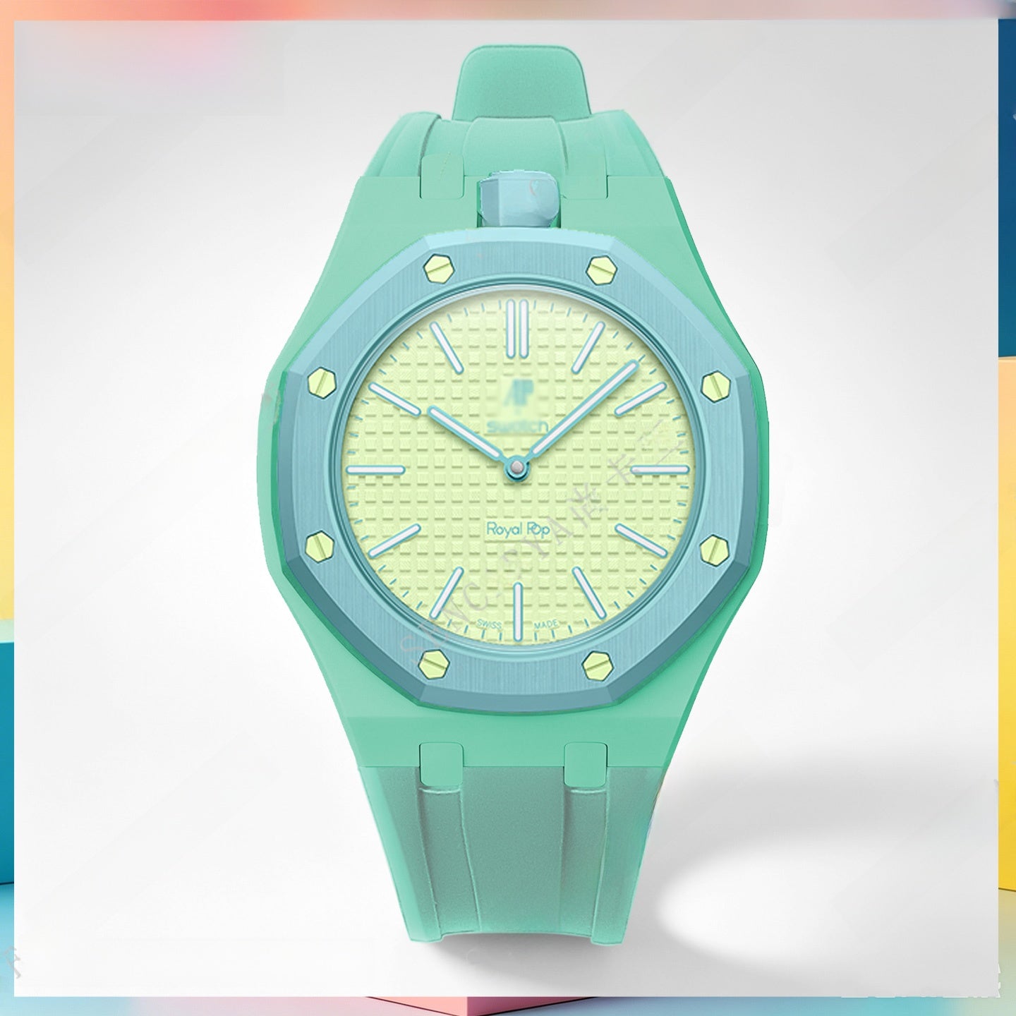 Modified AP Collaboration Swatch Watch Strap Bio-Ceramic