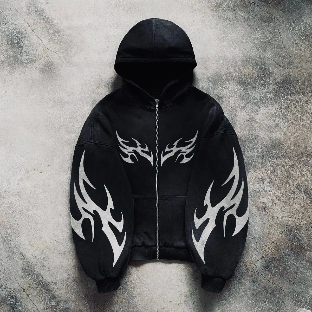 Hoodie Gótico Estampado