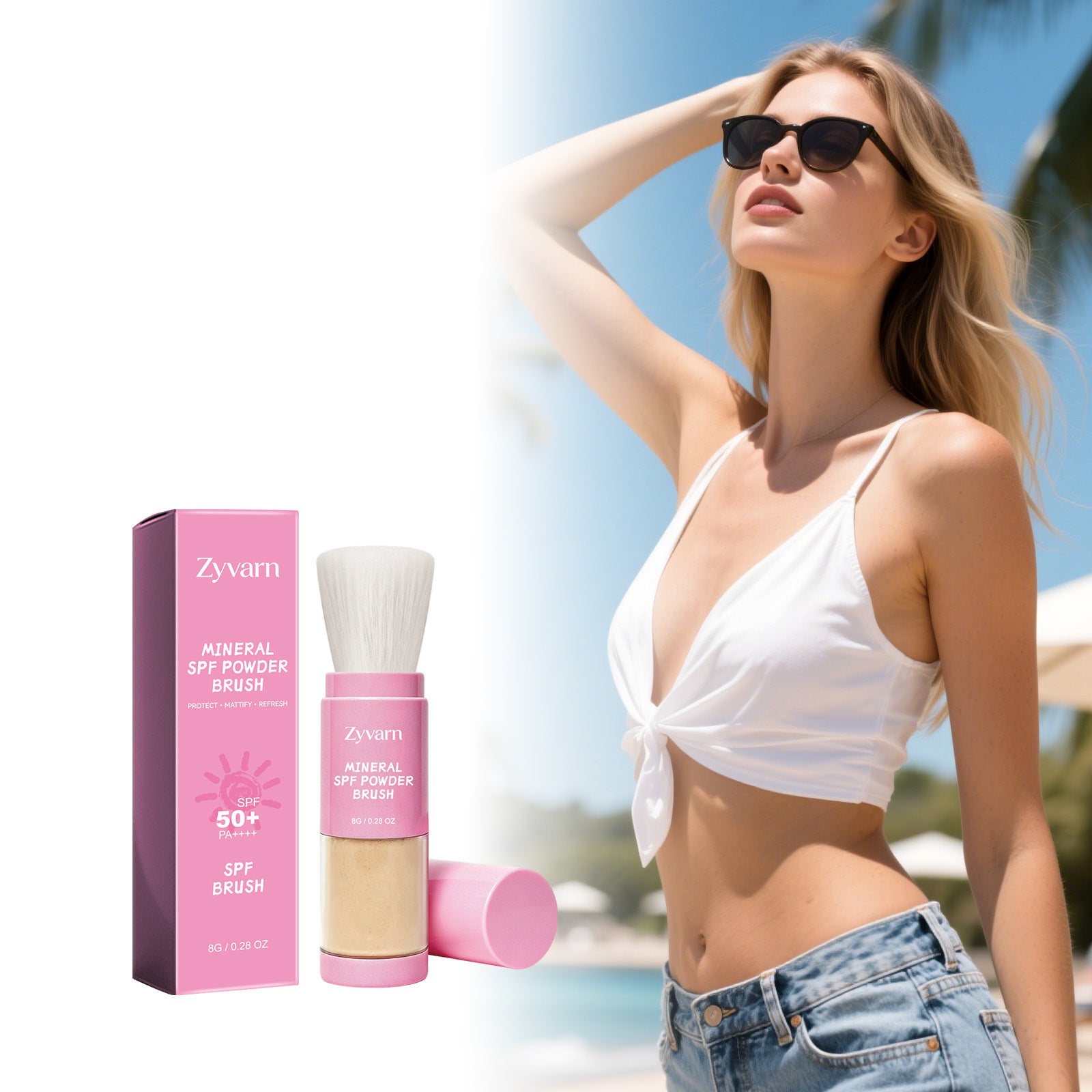 Mineral Protective Powder Brush