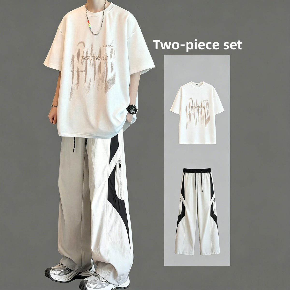 Conjunto Deportivo Casual de Algodón para Jóvenes