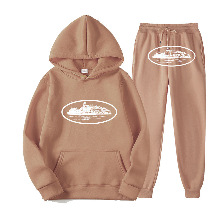 Set de Sudadera Holgada Streetwear