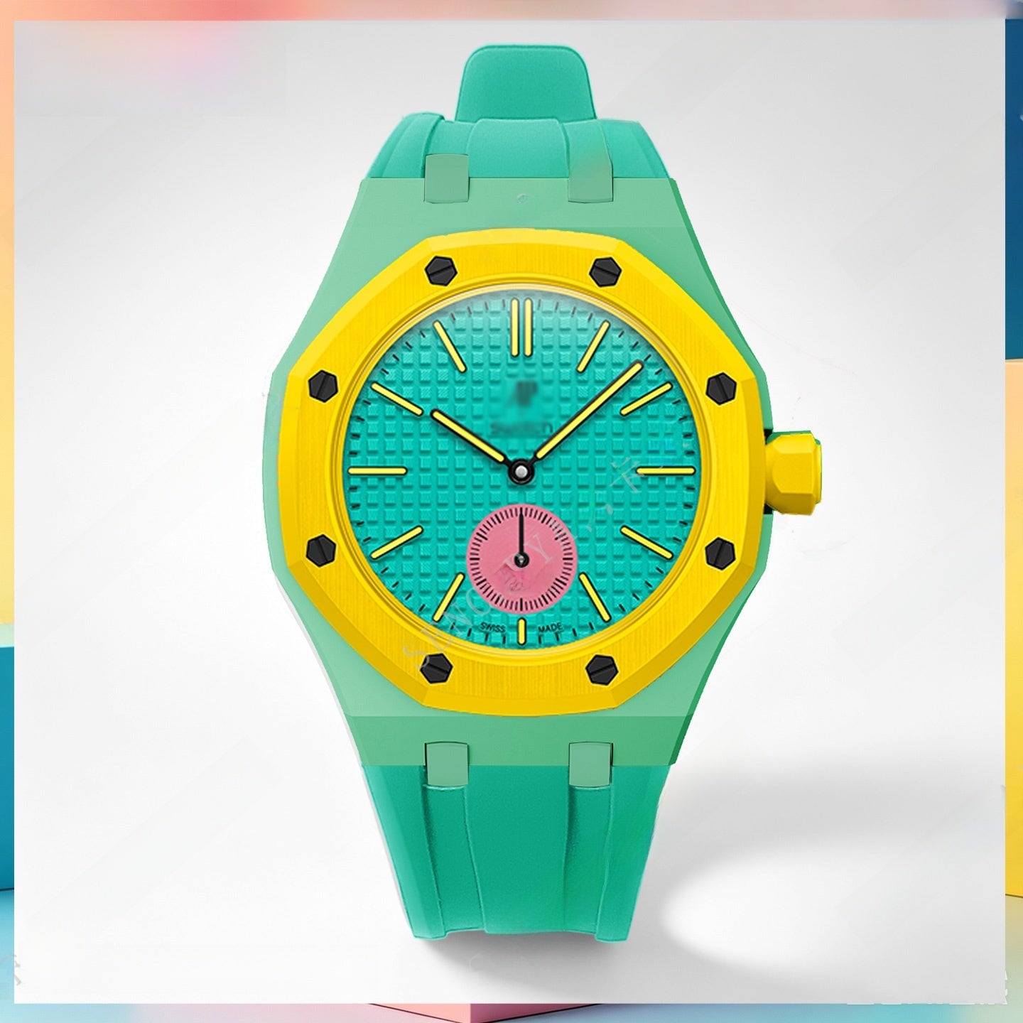 Modified AP Collaboration Swatch Watch Strap Bio-Ceramic