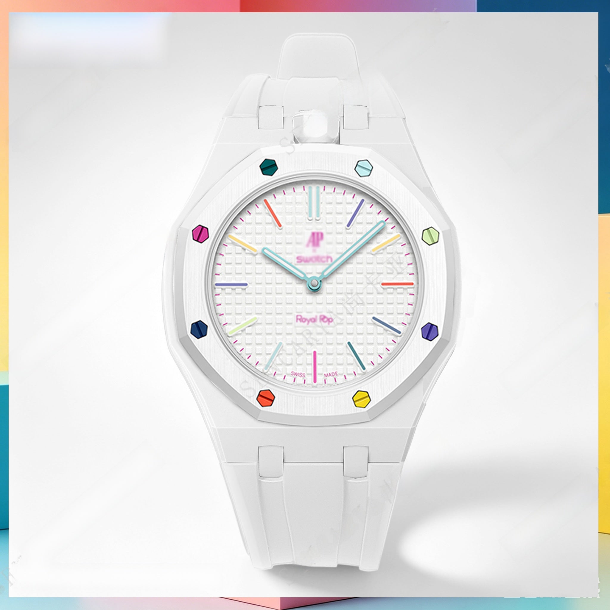 Modified AP Collaboration Swatch Watch Strap Bio-Ceramic