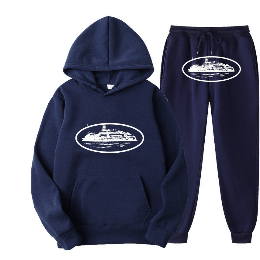 Set de Sudadera Holgada Streetwear