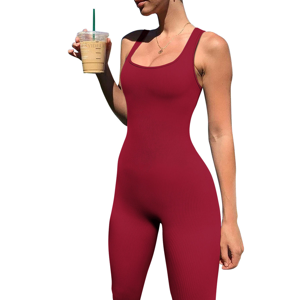 Womens Sleeveless Jumpsuit
