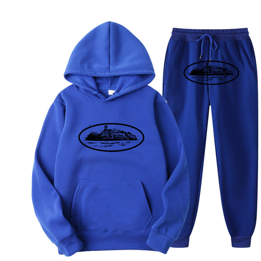 Set de Sudadera Holgada Streetwear