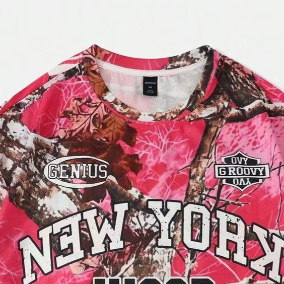 Camiseta Casual Versátil Hombre