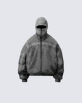 Washing machine washable pullover hoodie jacket