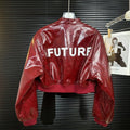 PU leather jacket