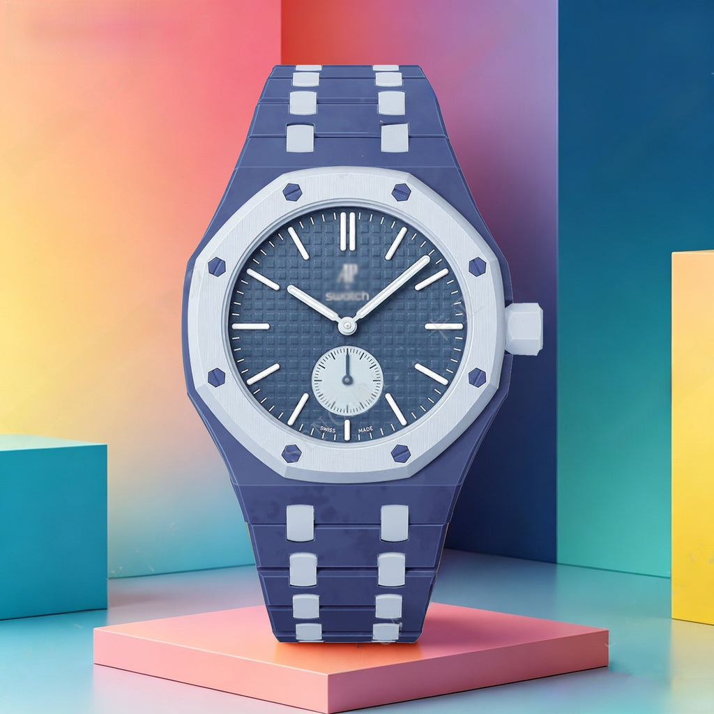 Modified AP Collaboration Swatch Watch Strap Bio-Ceramic