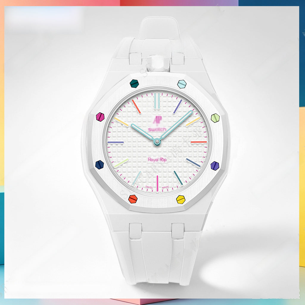 Modified AP Collaboration Swatch Watch Strap Bio-Ceramic