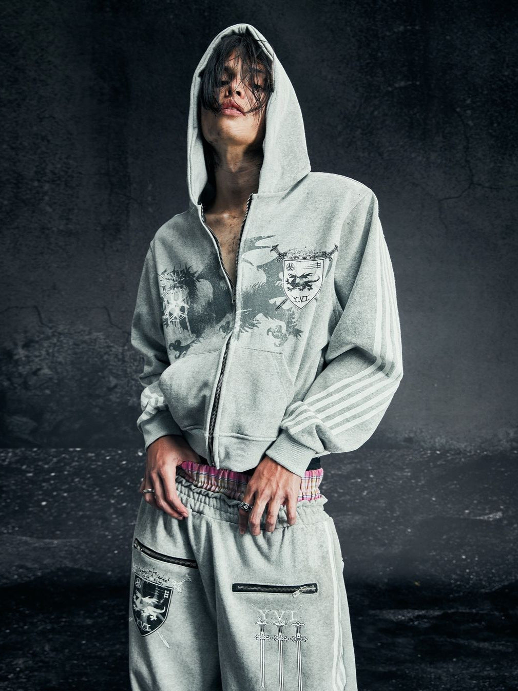 Hoodie Estampado Mitológico