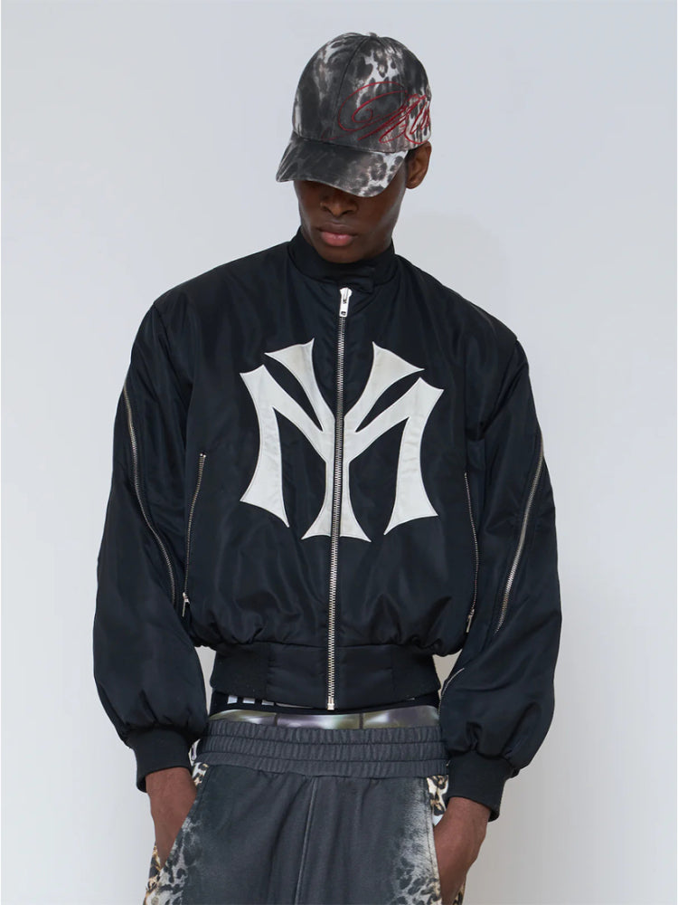 Mowalola My City Zipper Bomber Jacket