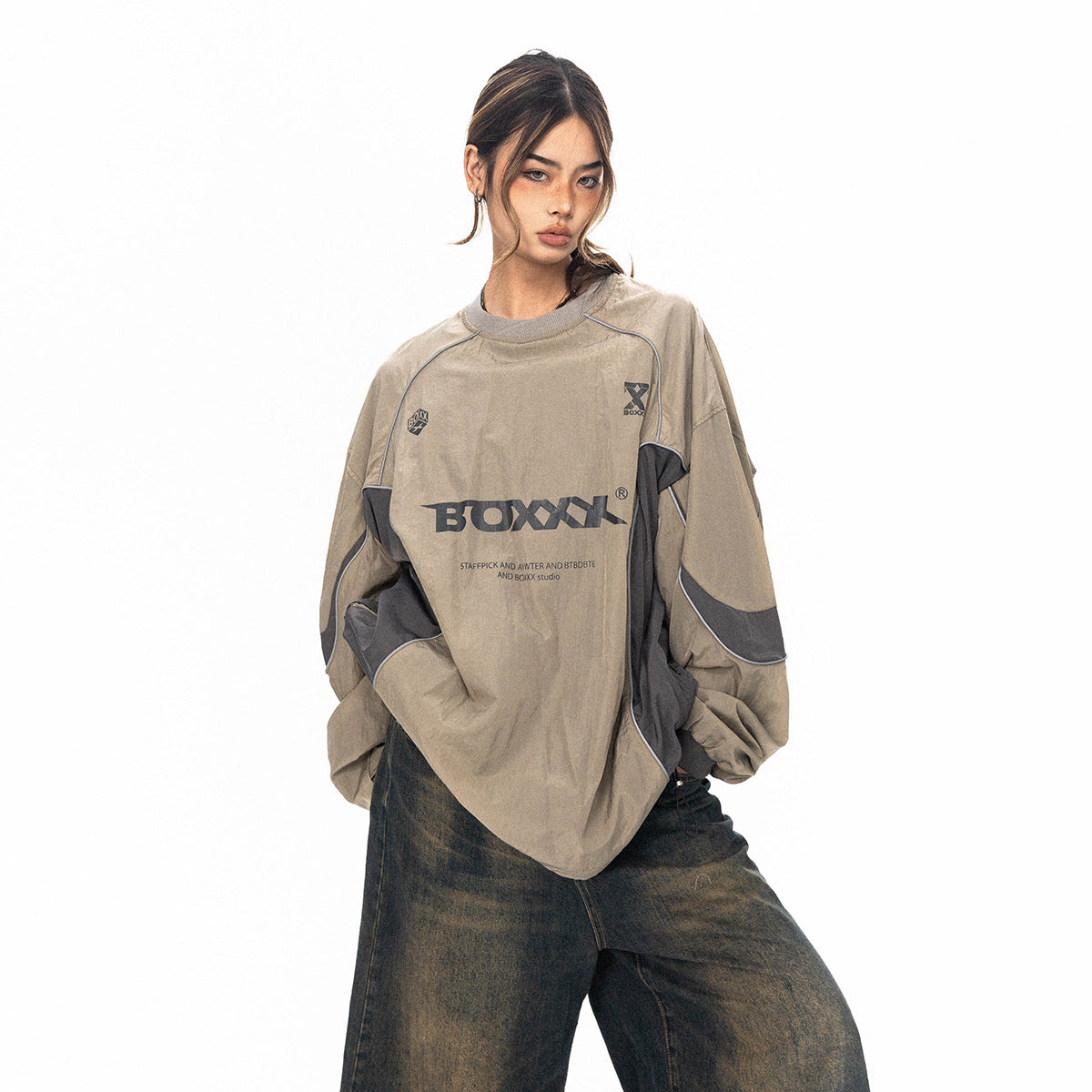 Sudadera Impermeable con Letras
