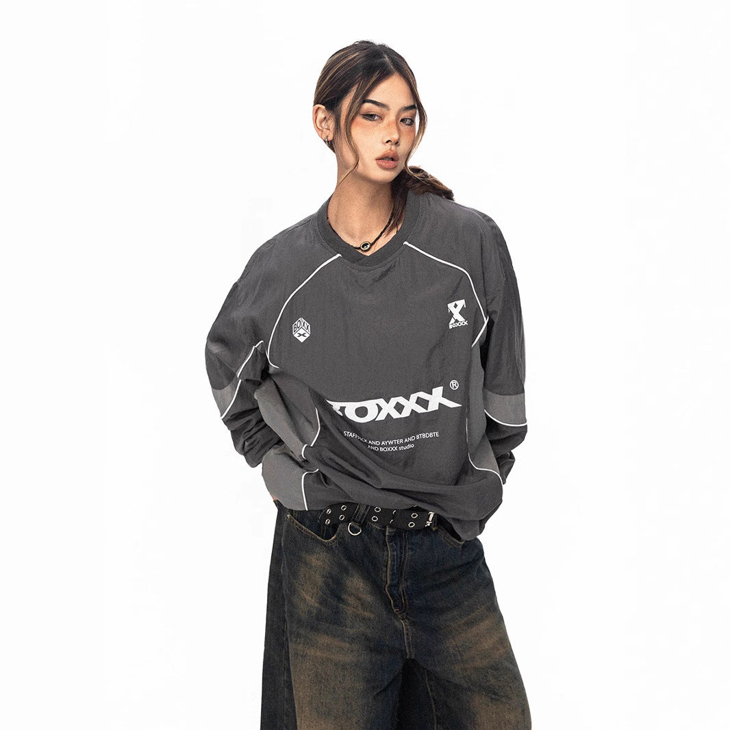Sudadera Impermeable con Letras