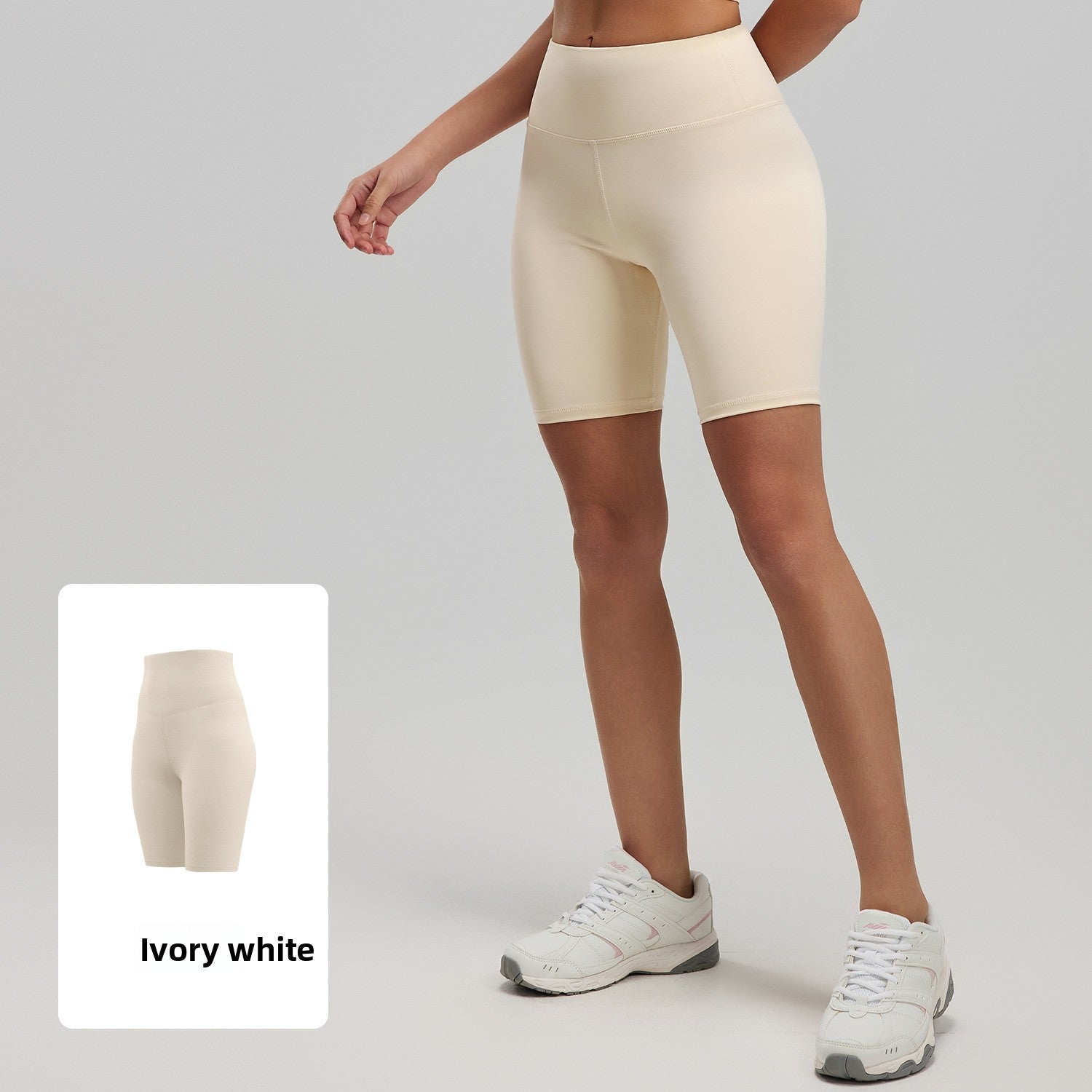 Womens High Waist Yoga Shorts