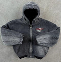 Hooded Sport Cardigan Zip-Up Jacket