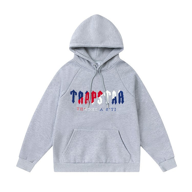 Unisex Hooded Sweatshirt Jacket in American Street Style