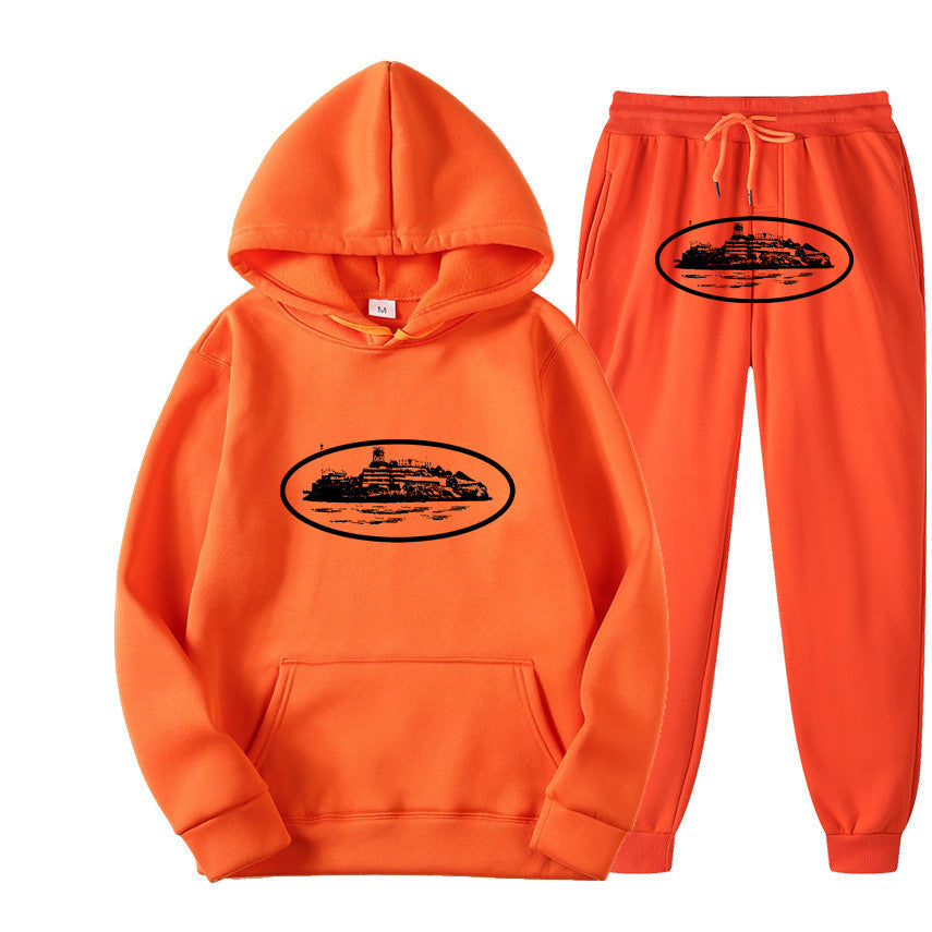 Set de Sudadera Holgada Streetwear