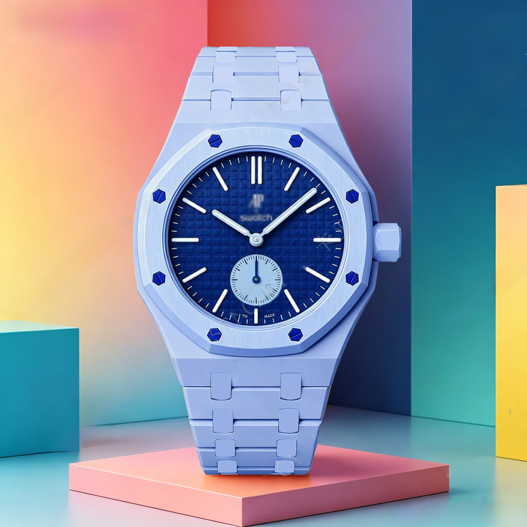 Modified AP Collaboration Swatch Watch Strap Bio-Ceramic