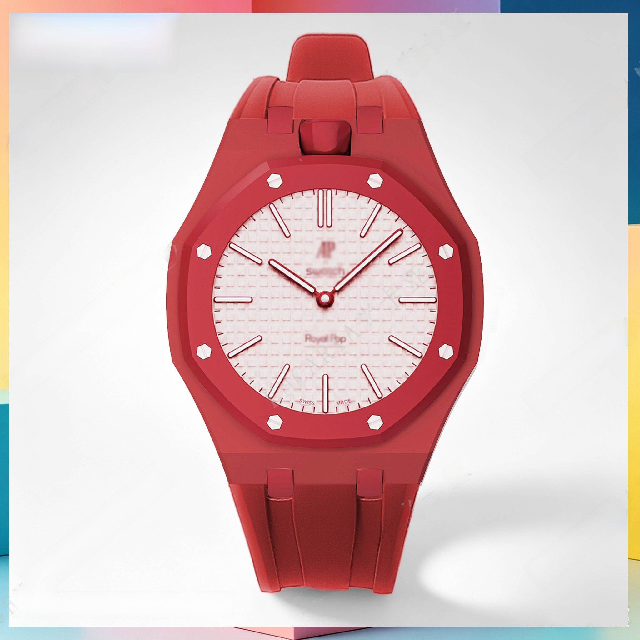 Modified AP Collaboration Swatch Watch Strap Bio-Ceramic