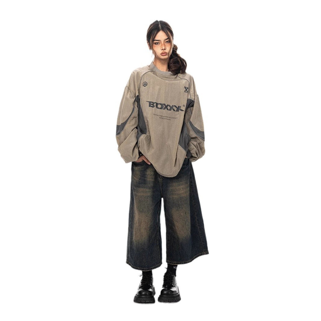 Sudadera Impermeable con Letras