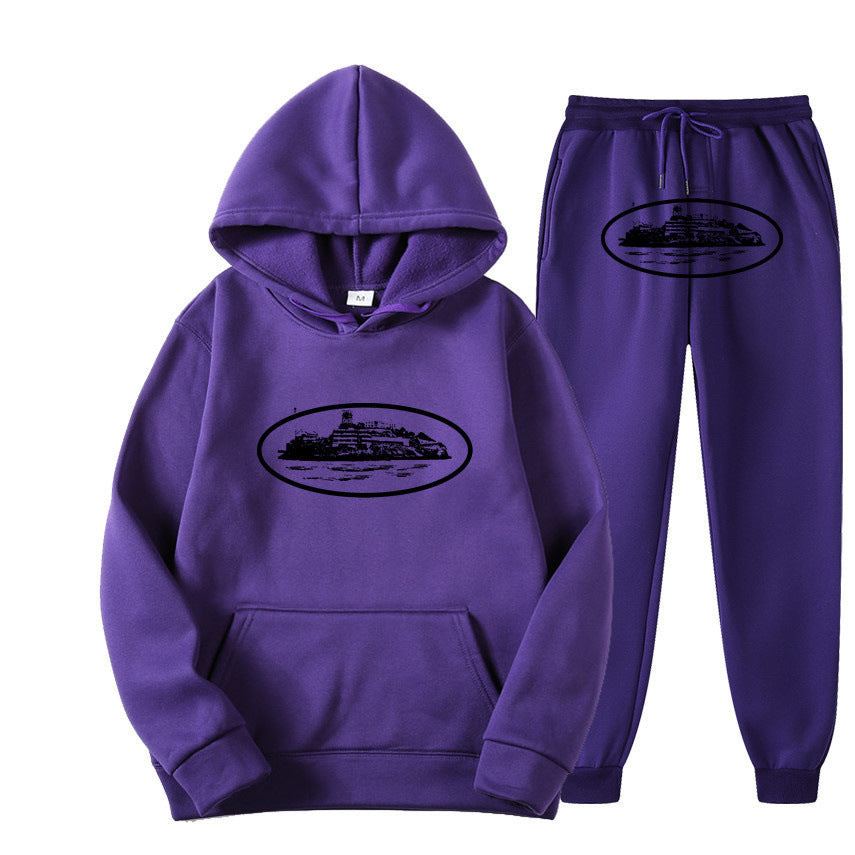 Set de Sudadera Holgada Streetwear