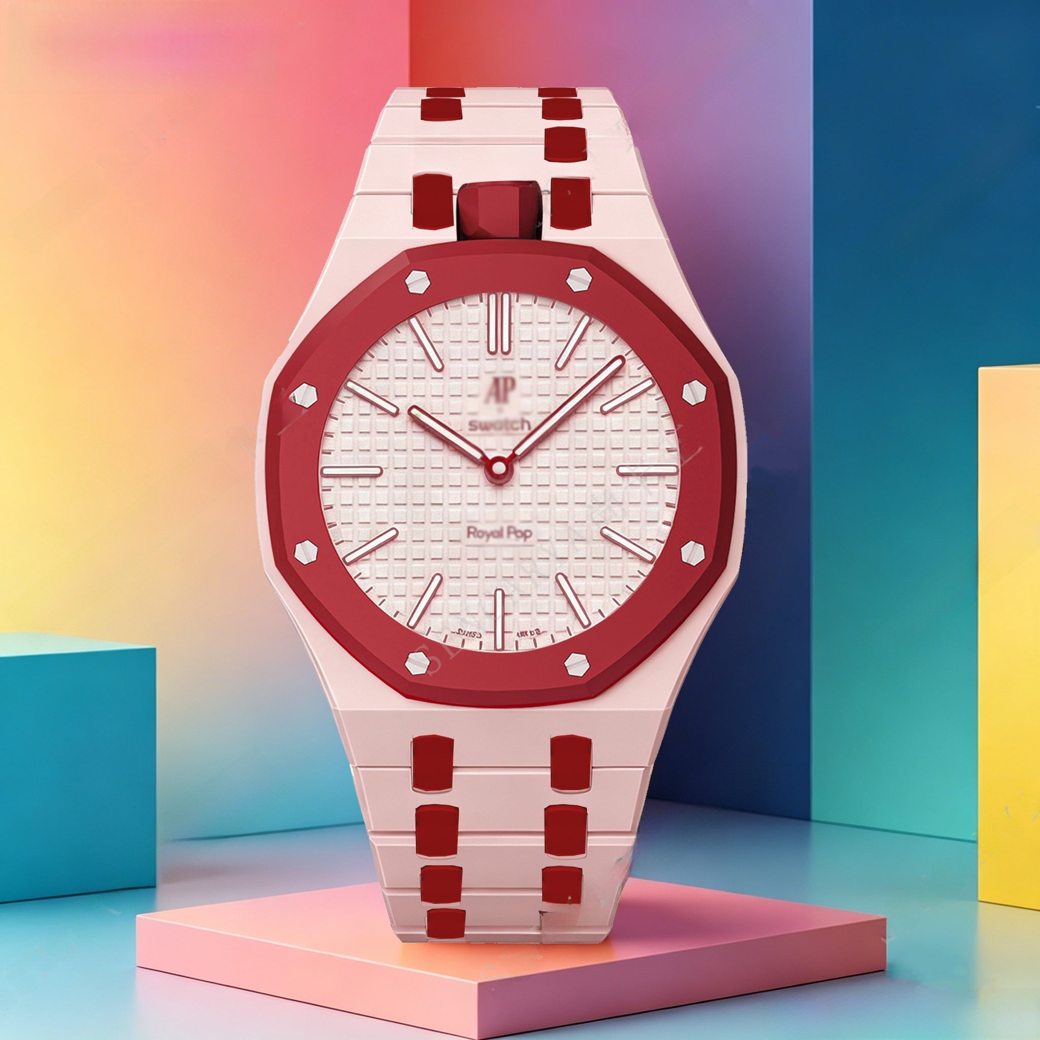 Modified AP Collaboration Swatch Watch Strap Bio-Ceramic