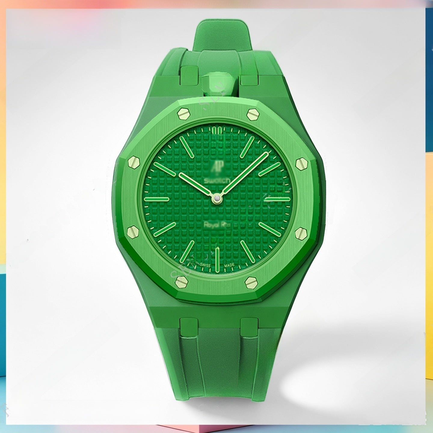 Modified AP Collaboration Swatch Watch Strap Bio-Ceramic