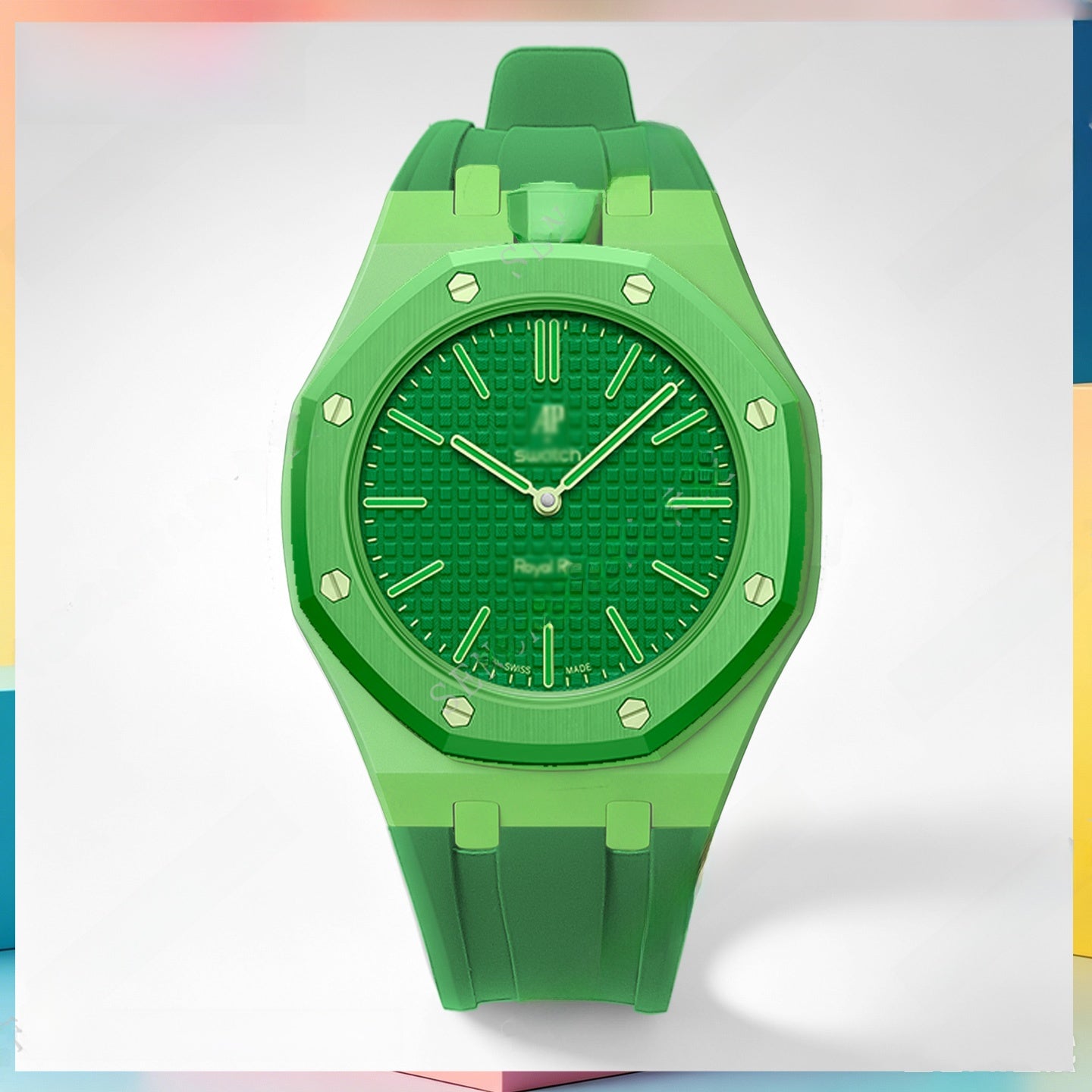 Modified AP Collaboration Swatch Watch Strap Bio-Ceramic