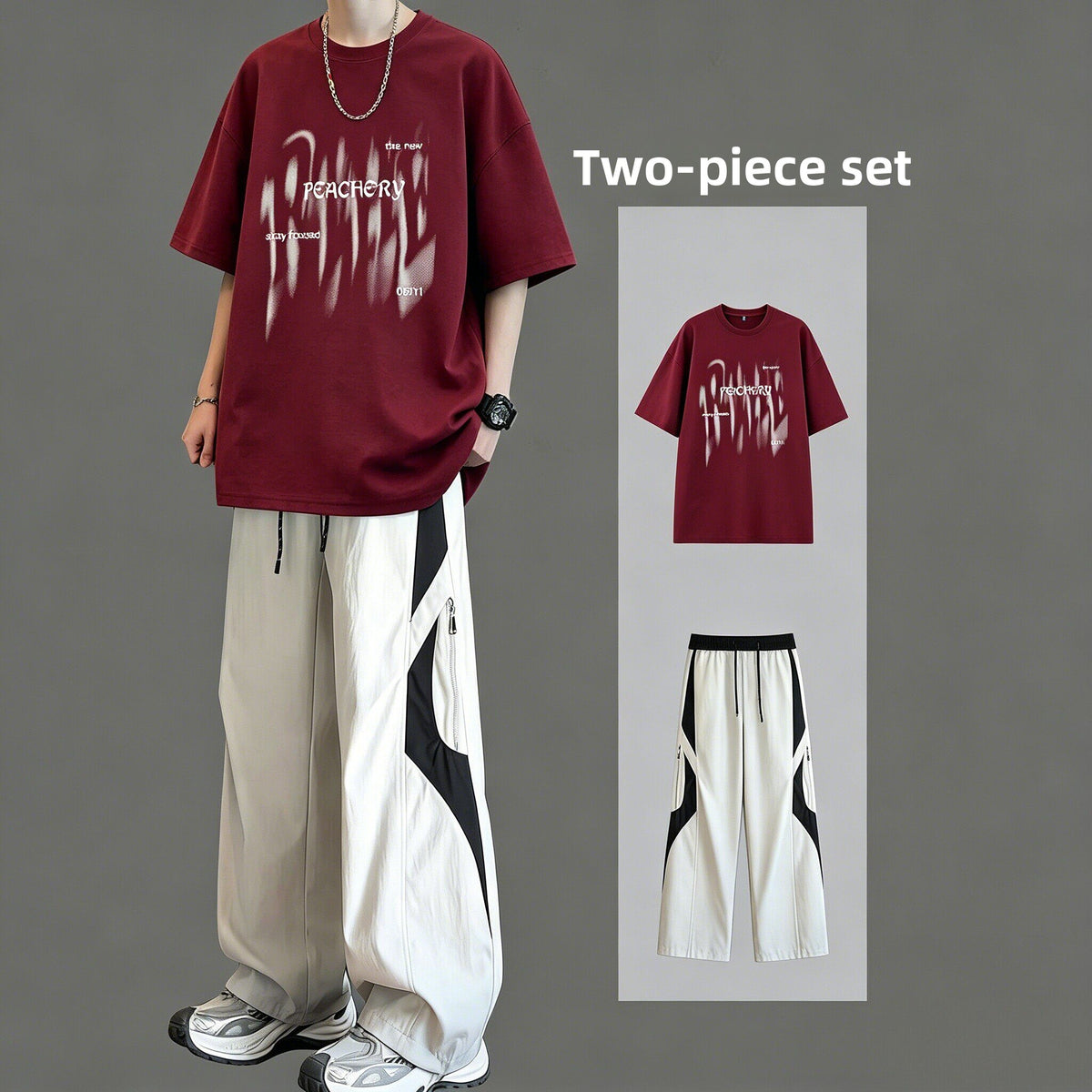 Conjunto Deportivo Casual de Algodón para Jóvenes