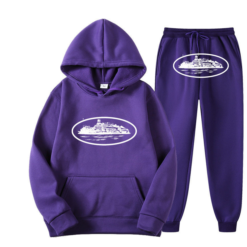 Set de Sudadera Holgada Streetwear