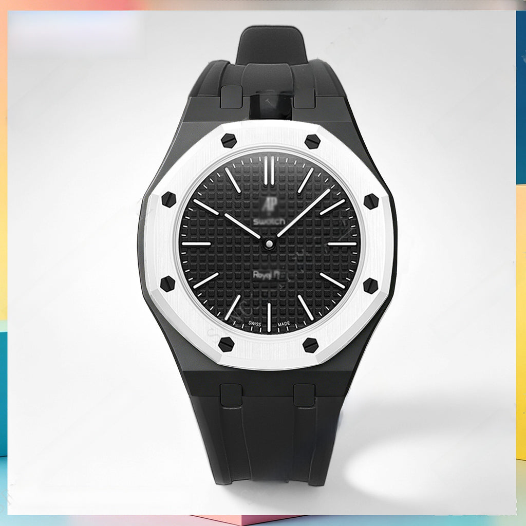 Modified AP Collaboration Swatch Watch Strap Bio-Ceramic