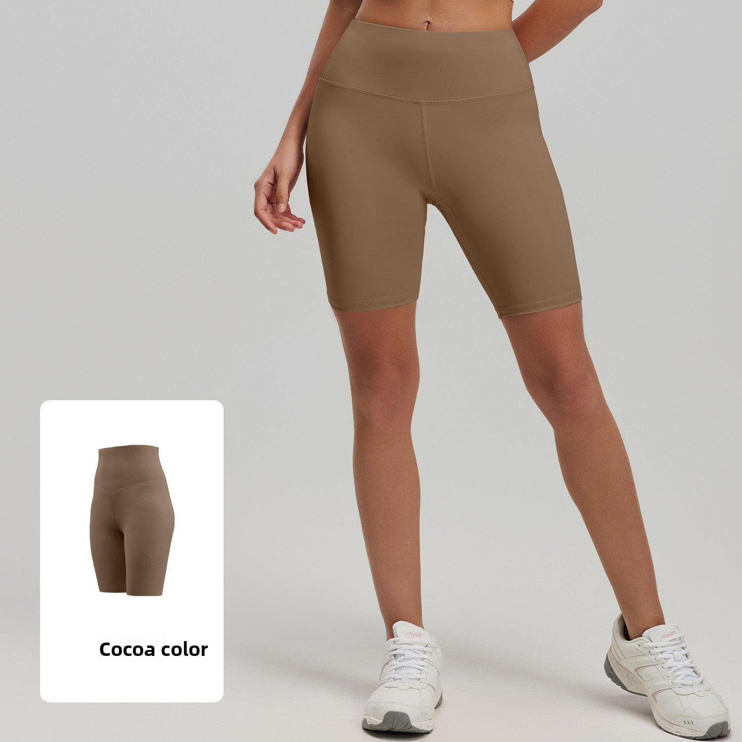 Womens High Waist Yoga Shorts