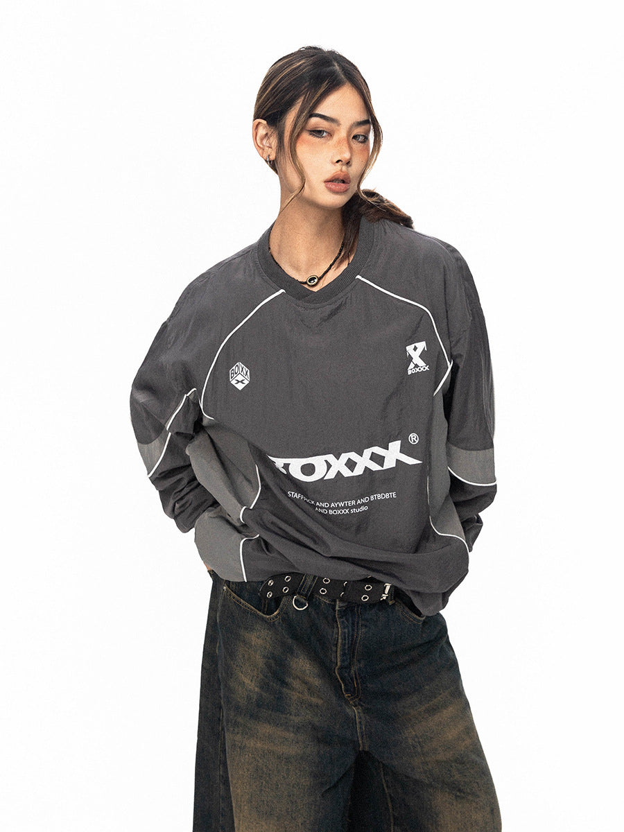 Sudadera Impermeable con Letras