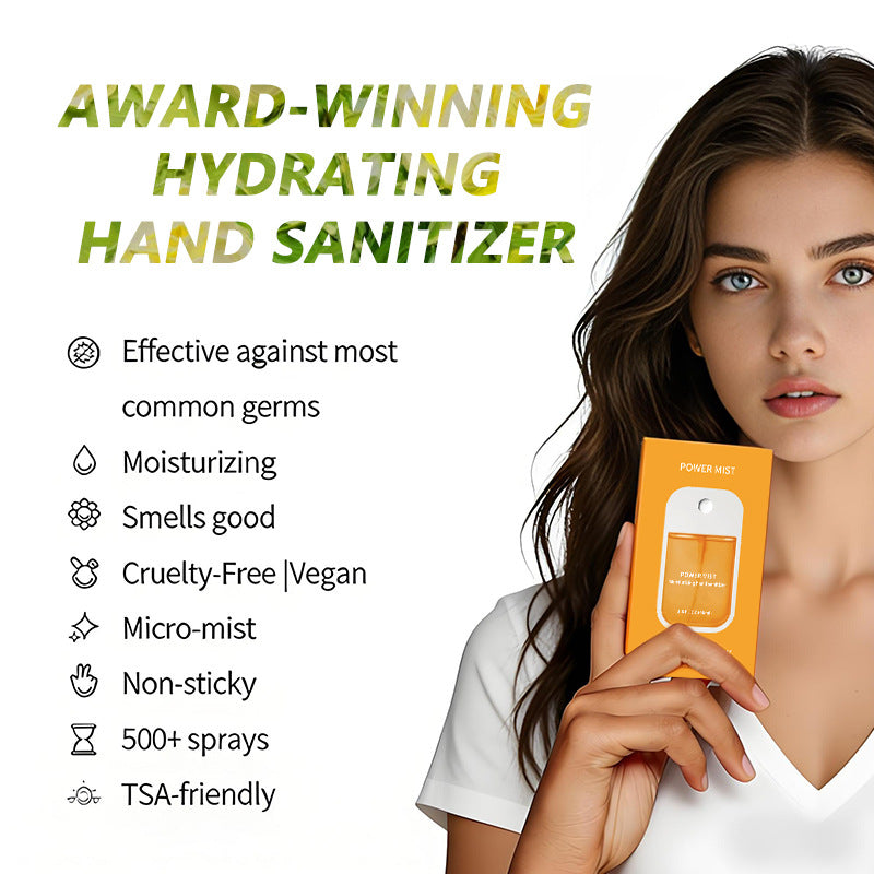 Lumina Antibacterial Hand Sanitizer Spray 45ml Moisturizing Fragrance