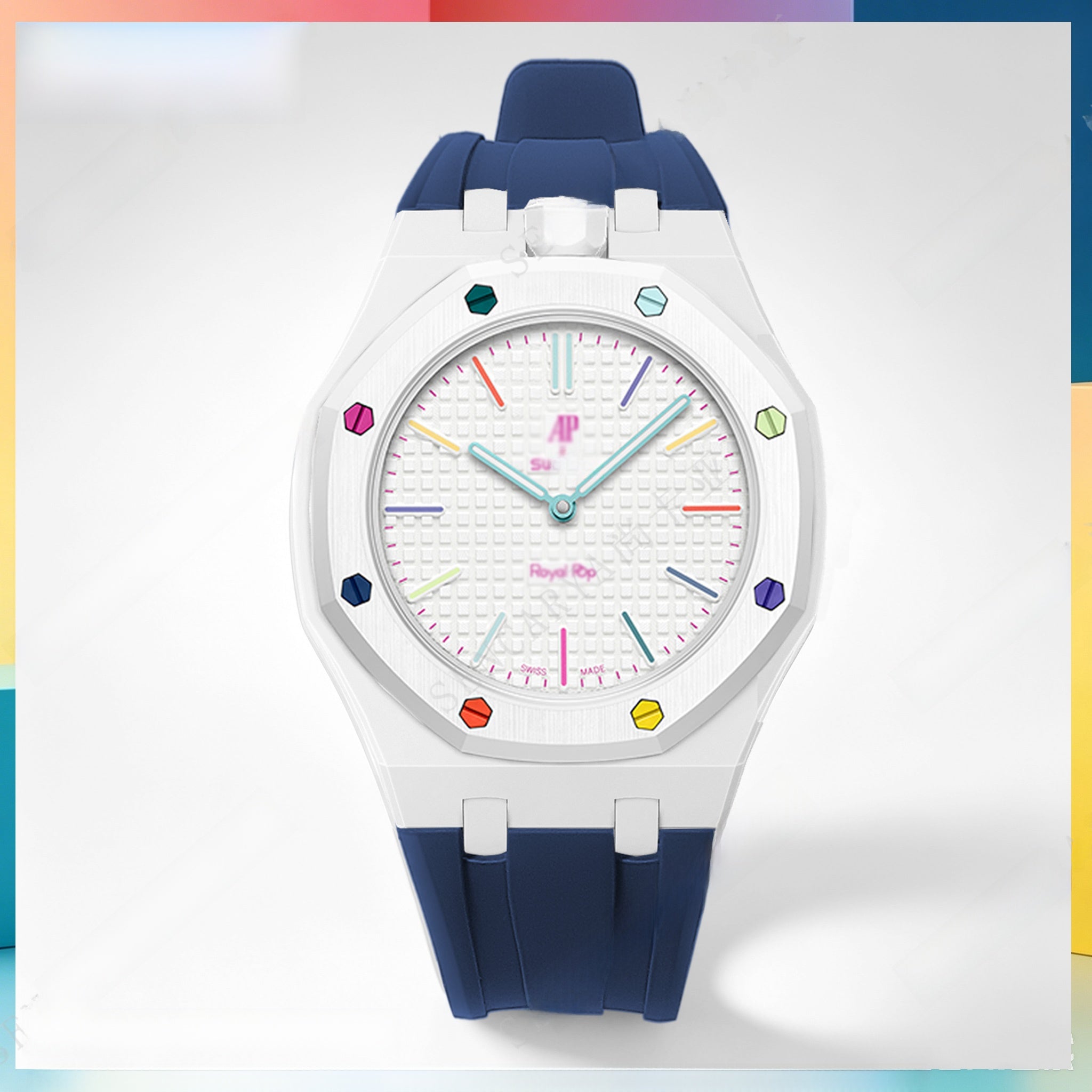 Modified AP Collaboration Swatch Watch Strap Bio-Ceramic