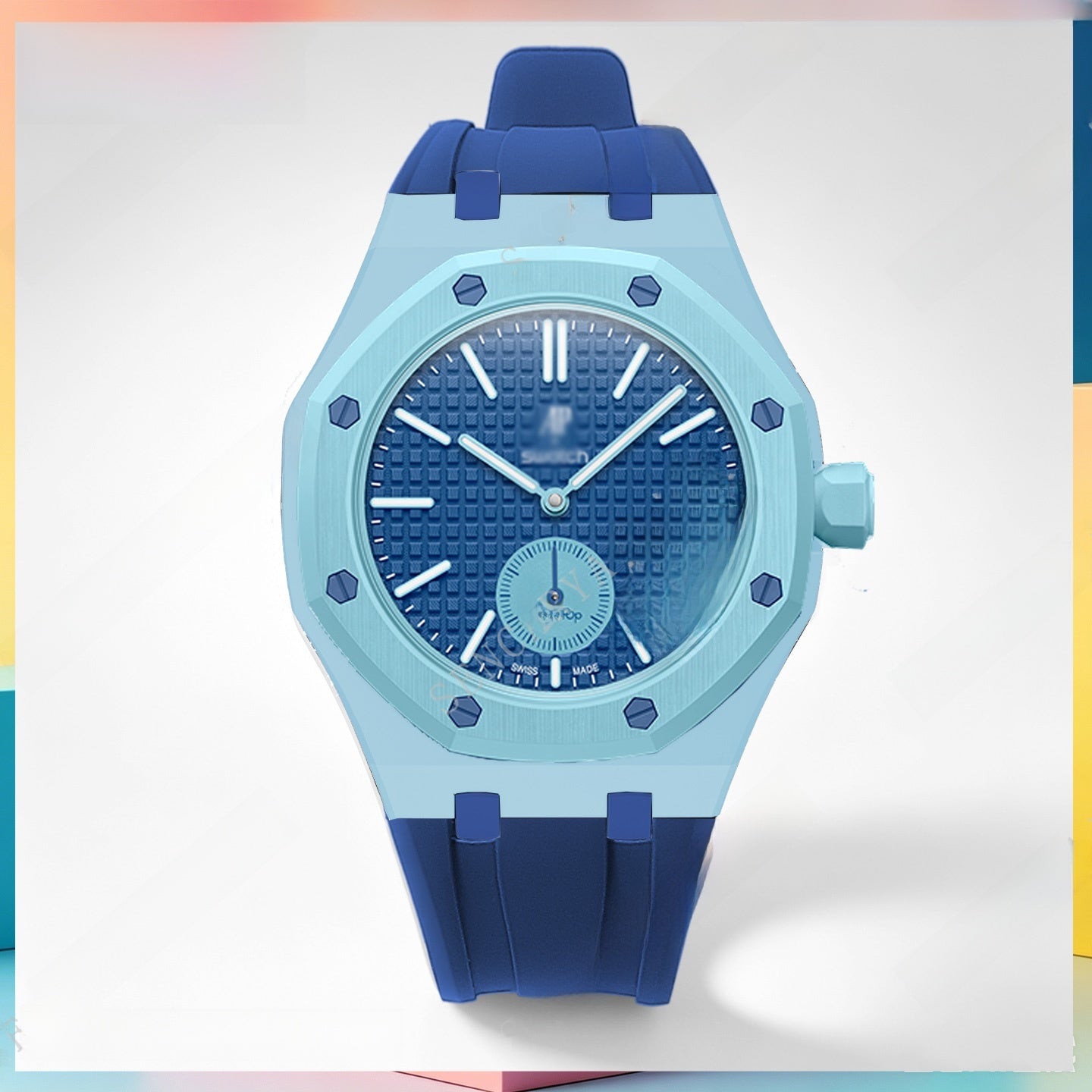 Modified AP Collaboration Swatch Watch Strap Bio-Ceramic