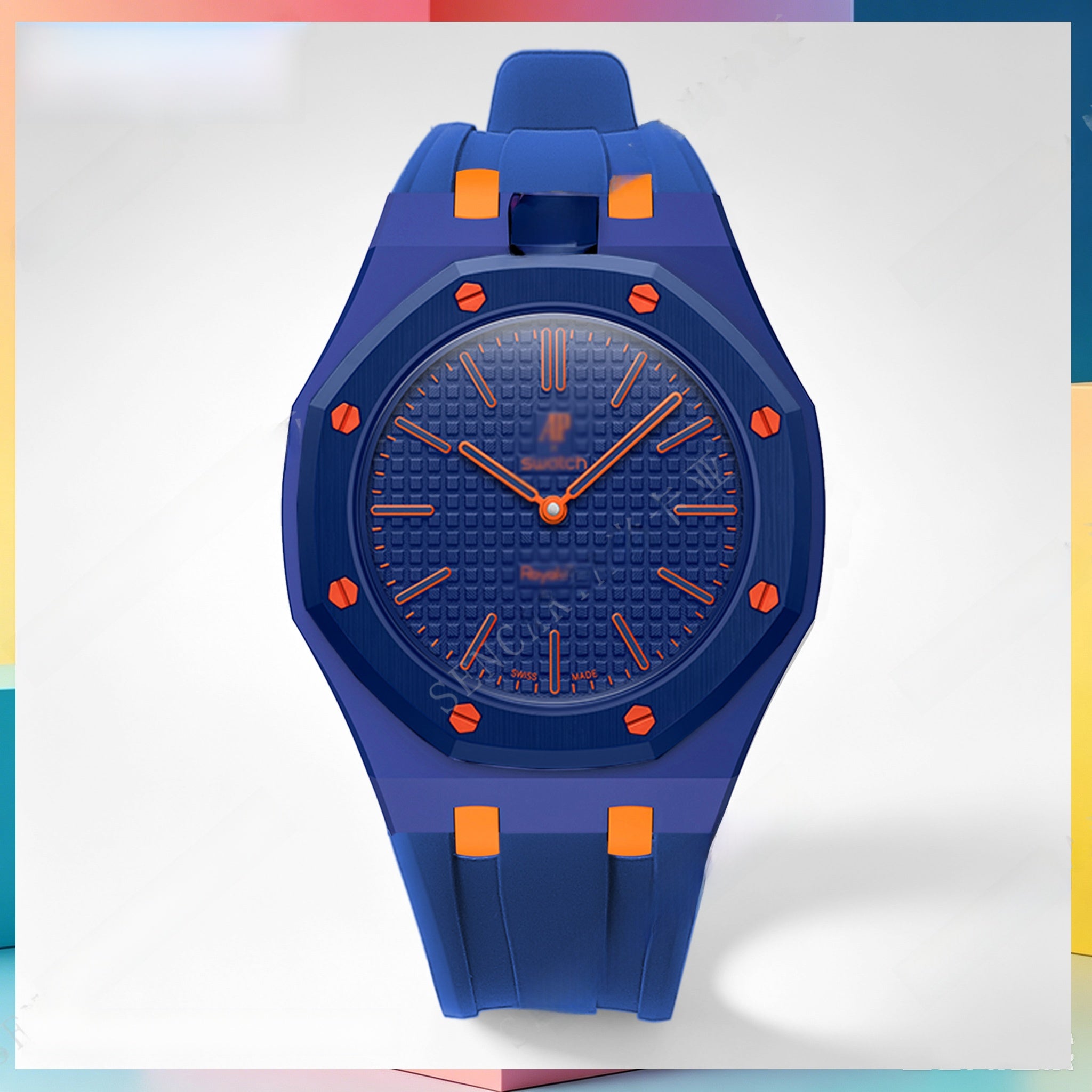 Modified AP Collaboration Swatch Watch Strap Bio-Ceramic