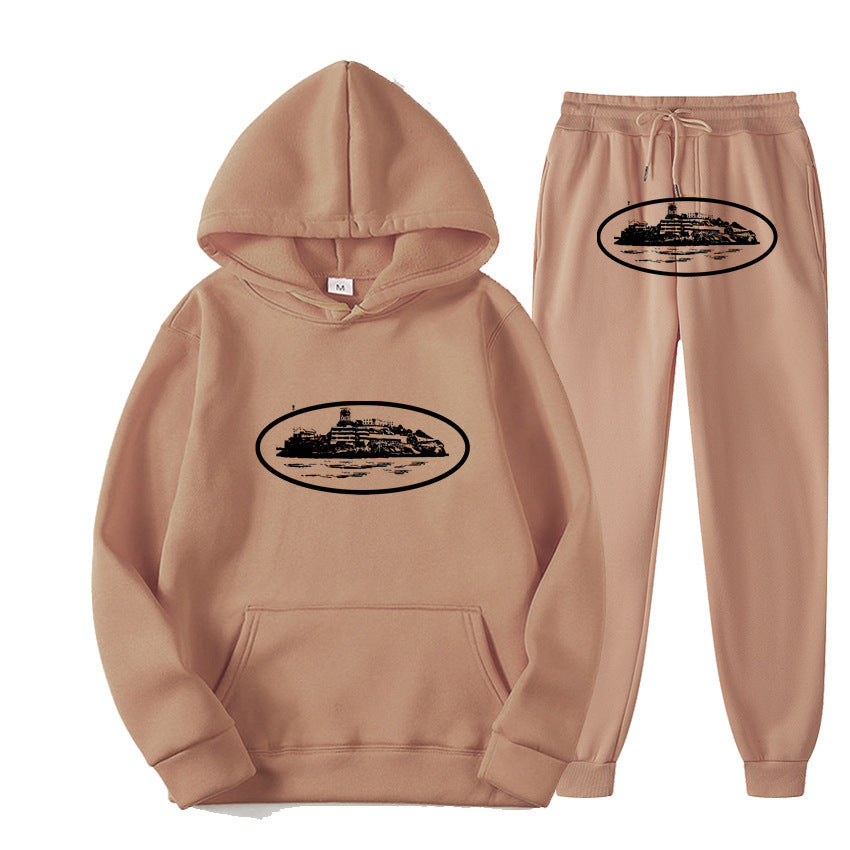 Set de Sudadera Holgada Streetwear