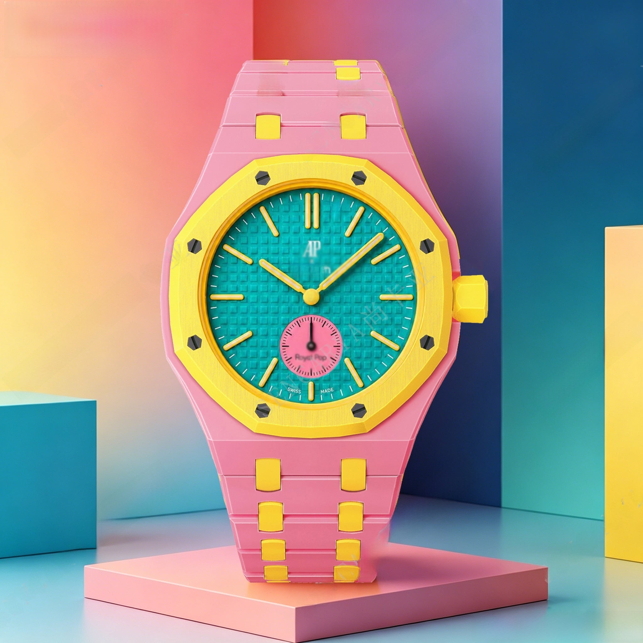 Modified AP Collaboration Swatch Watch Strap Bio-Ceramic