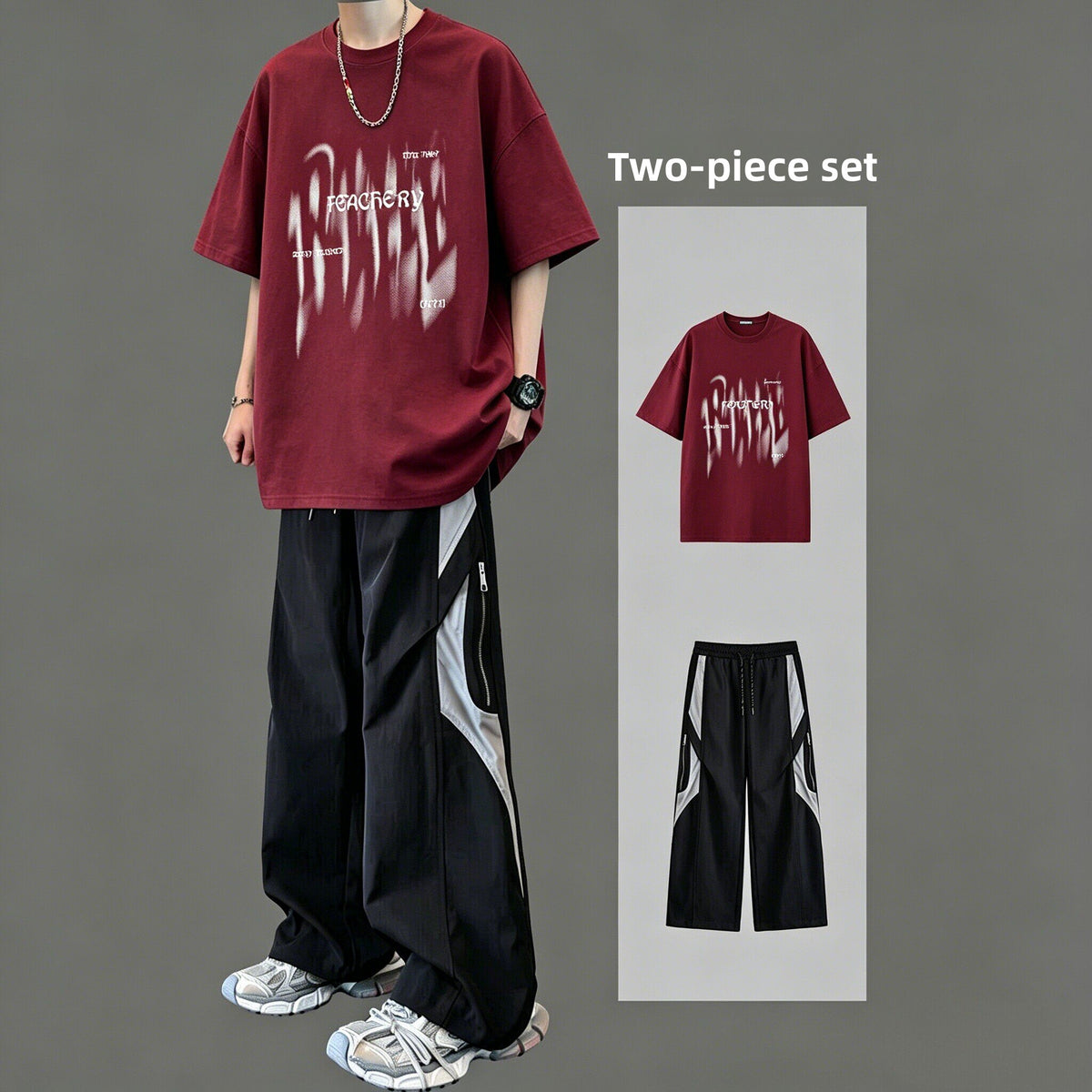 Conjunto Deportivo Casual de Algodón para Jóvenes