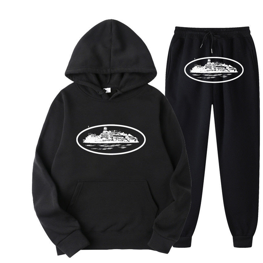 Set de Sudadera Holgada Streetwear
