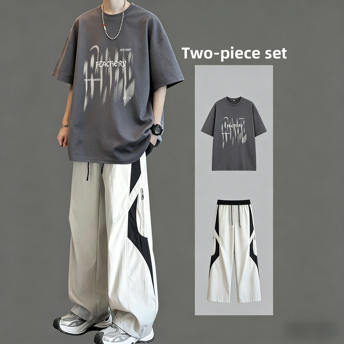 Conjunto Deportivo Casual de Algodón para Jóvenes